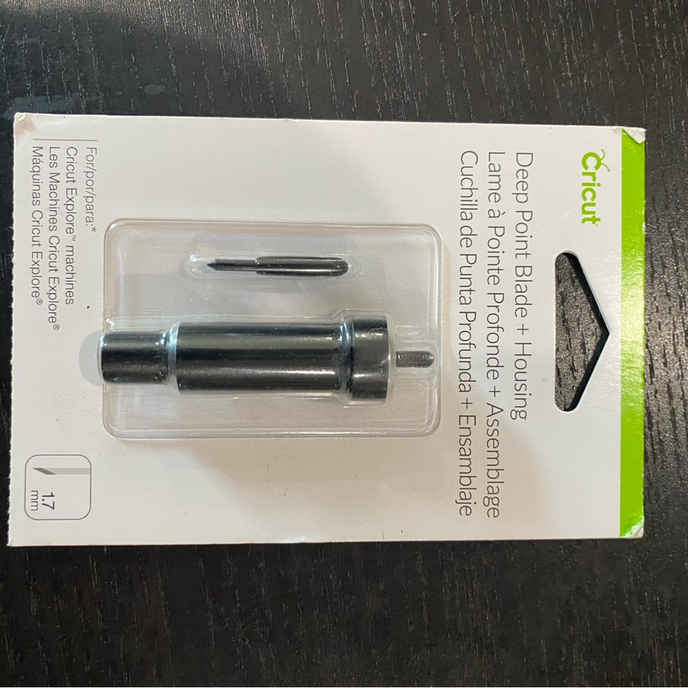 Cricut Black Deep Point Blade with Housing